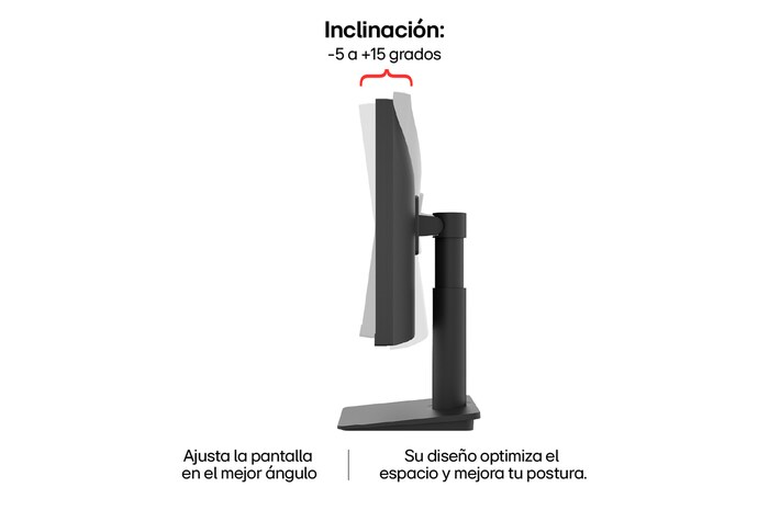 Ajustes de pantalla Monitor IPS Full HD de 24 pulgadas